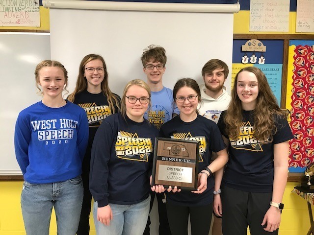 West Holt students who qualified for the State Speech Meet.