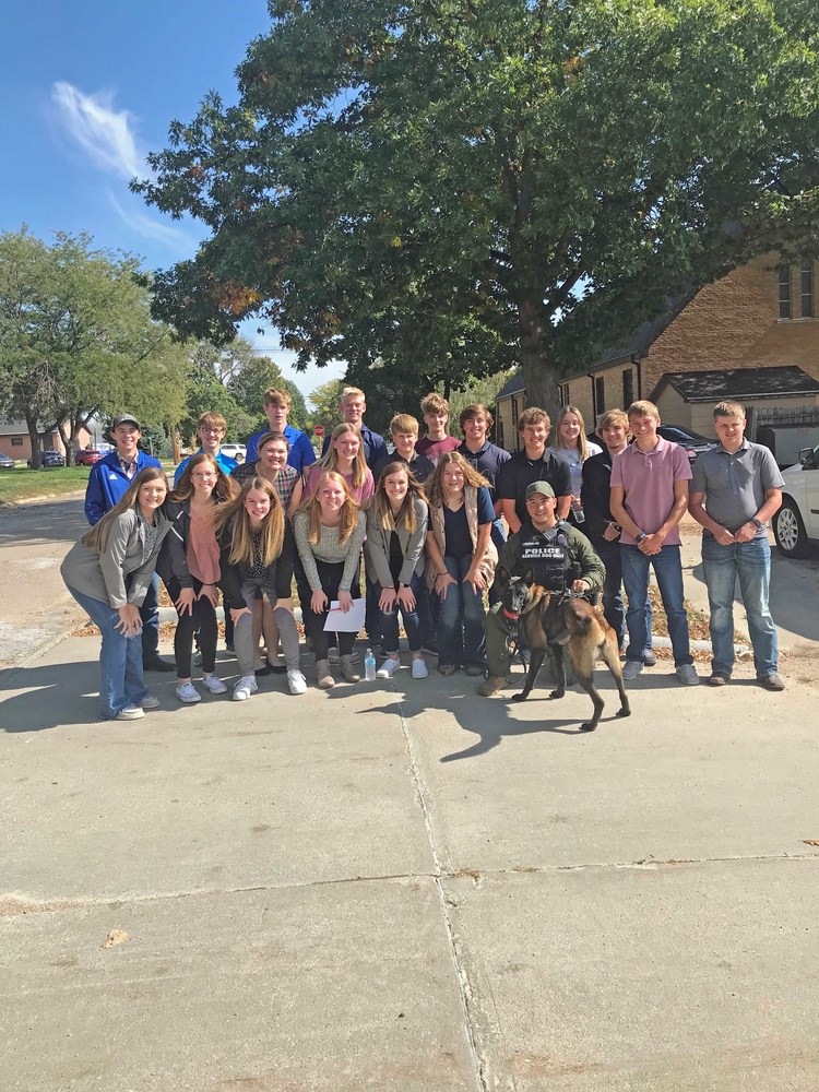 West Holt students at County Government Day