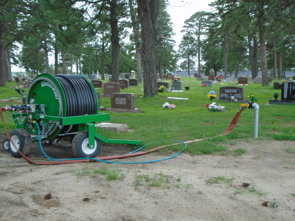Grass is green at cemetery | The Atkinson Graphic