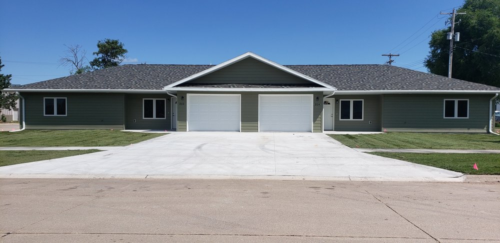 The City of Atkinson duplex is located at 202 and 204 E. Union St. The property will be managed by Central Nebraska Economic Development District. 	Courtesy photo