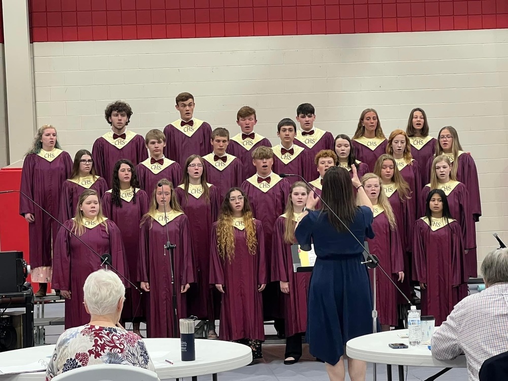 The Crofton Chorus performs at District Music Contest.