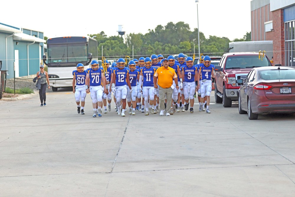 West Holt Football takes the field. Photo by Ryanna Mathis