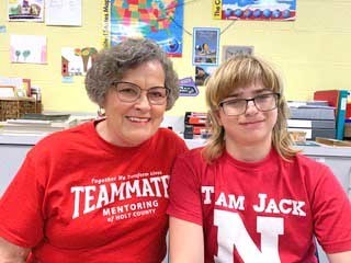 Osborne is TeamMates Mentor of the Month
