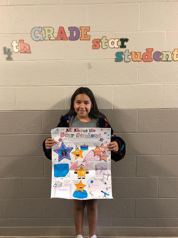 Fourth Grade Star Student of the Week