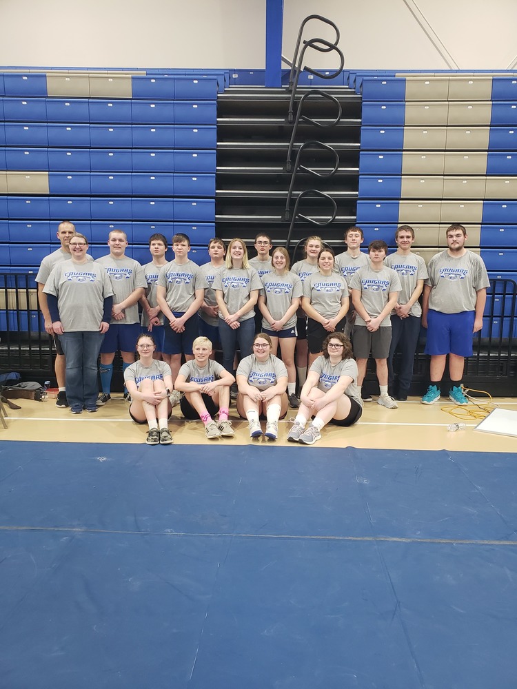 Cougar power lifters compete at Peru State Meet