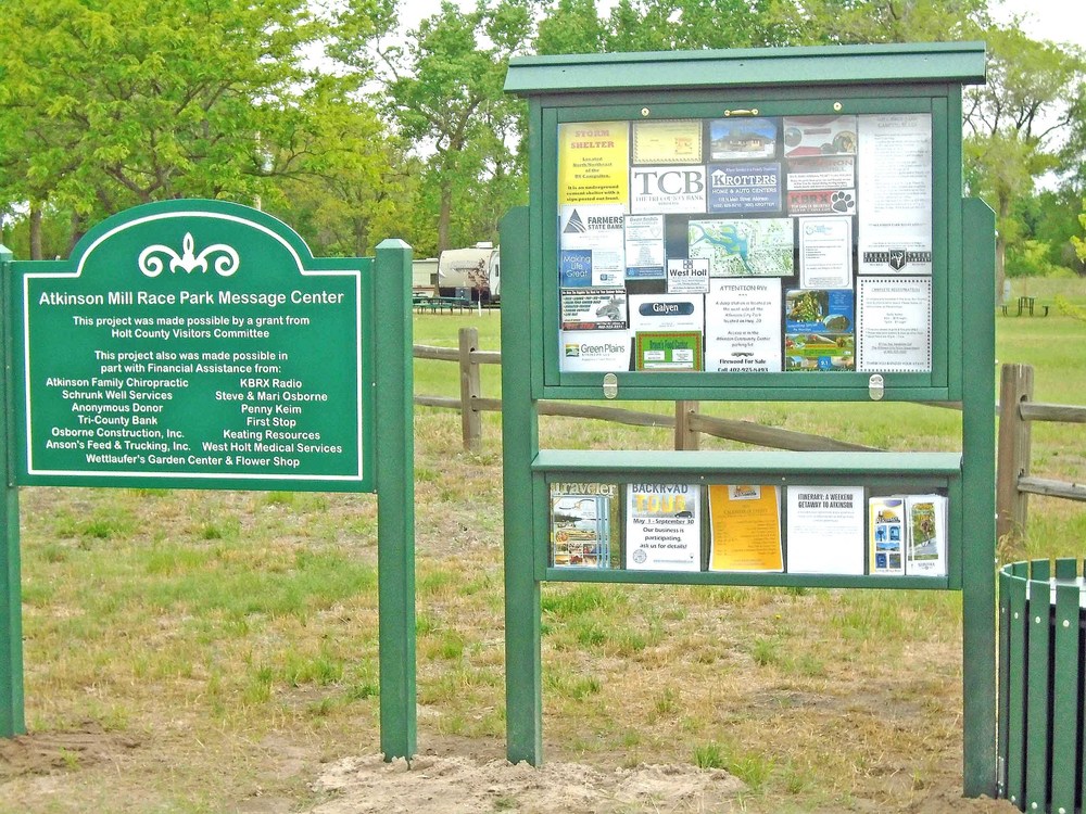 New signage, picnic tables installed at Mill Race Park