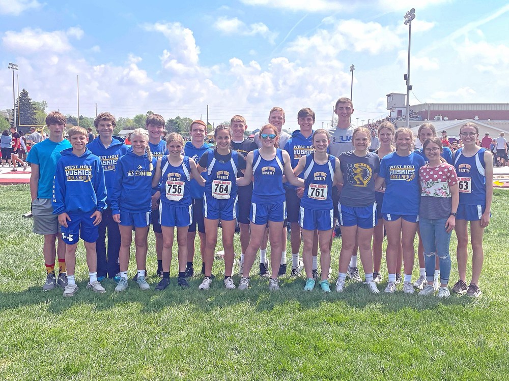 West Holt JH State Track Results told