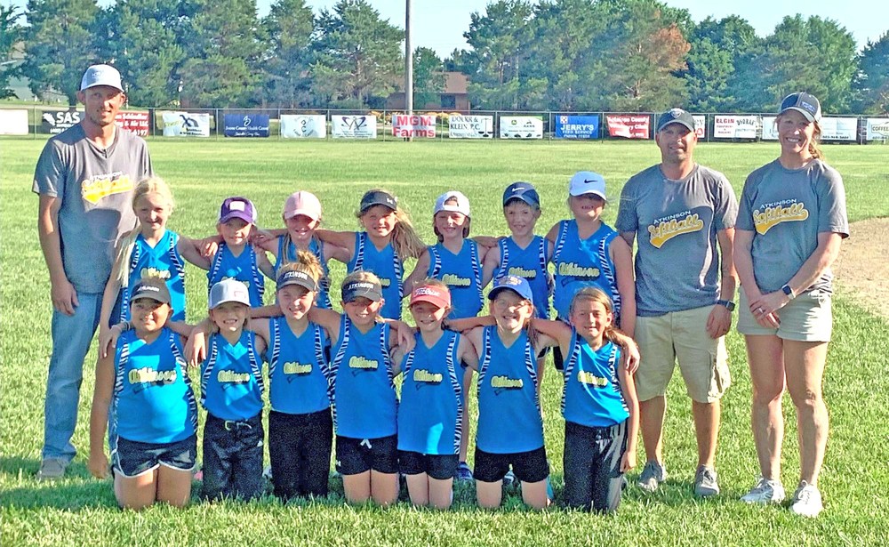 Atkinson 8 and Under Softball Team