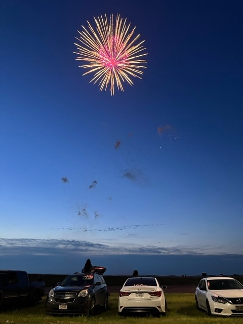 Casino provides fireworks display