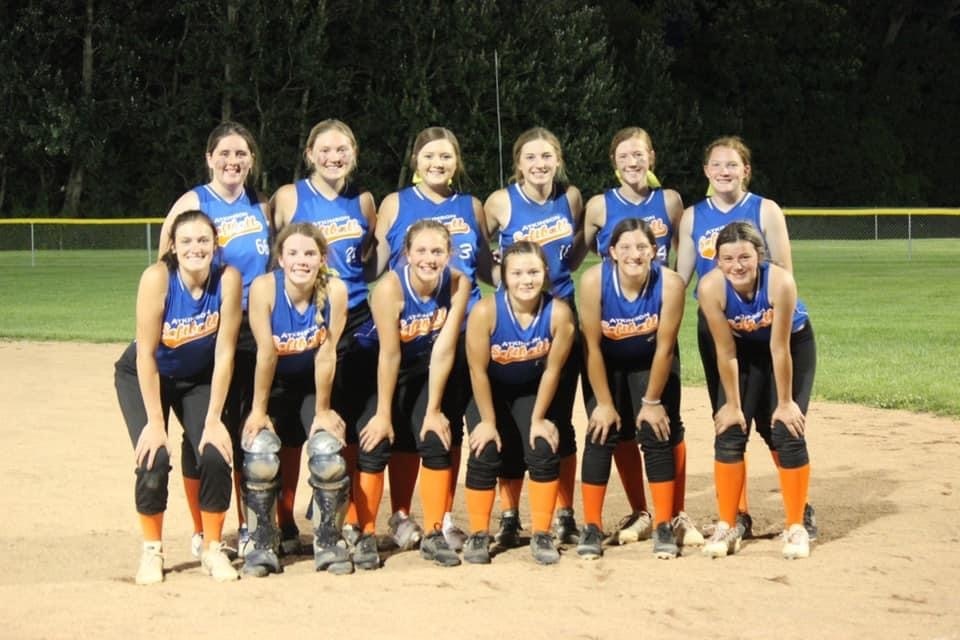 Atkinson softball 16 and Under team members