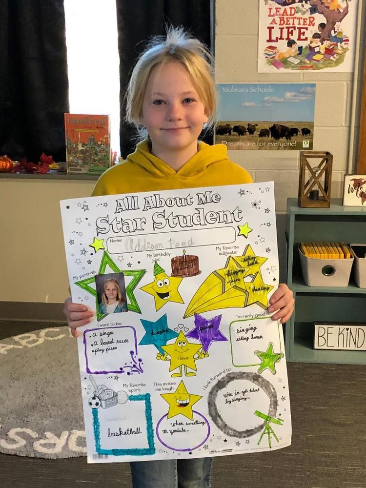 Fourth Grade Student Star of the Week