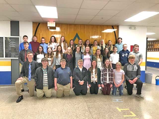 West Holt Junior High Speech Team