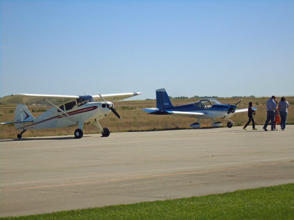 Some of the planes at the Fly In