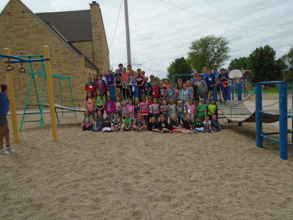 Students who attended the Vacation Bible School at St. Joseph Catholic Church last week.