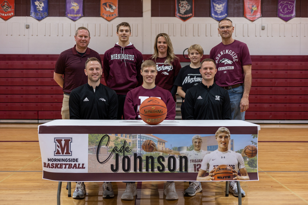 Cade Johnson signing with Morningside