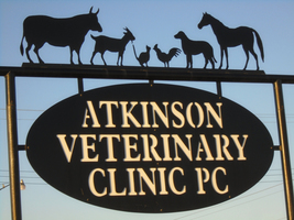 Atkinson Veterinary Clinic PC facility serves the surrounding area