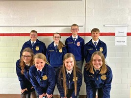 West Holt FFA competes in District Leadership Events