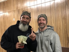 Winners of the Corn Hole Tournament