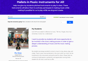 Donors fund "Mallets" Project in single effort