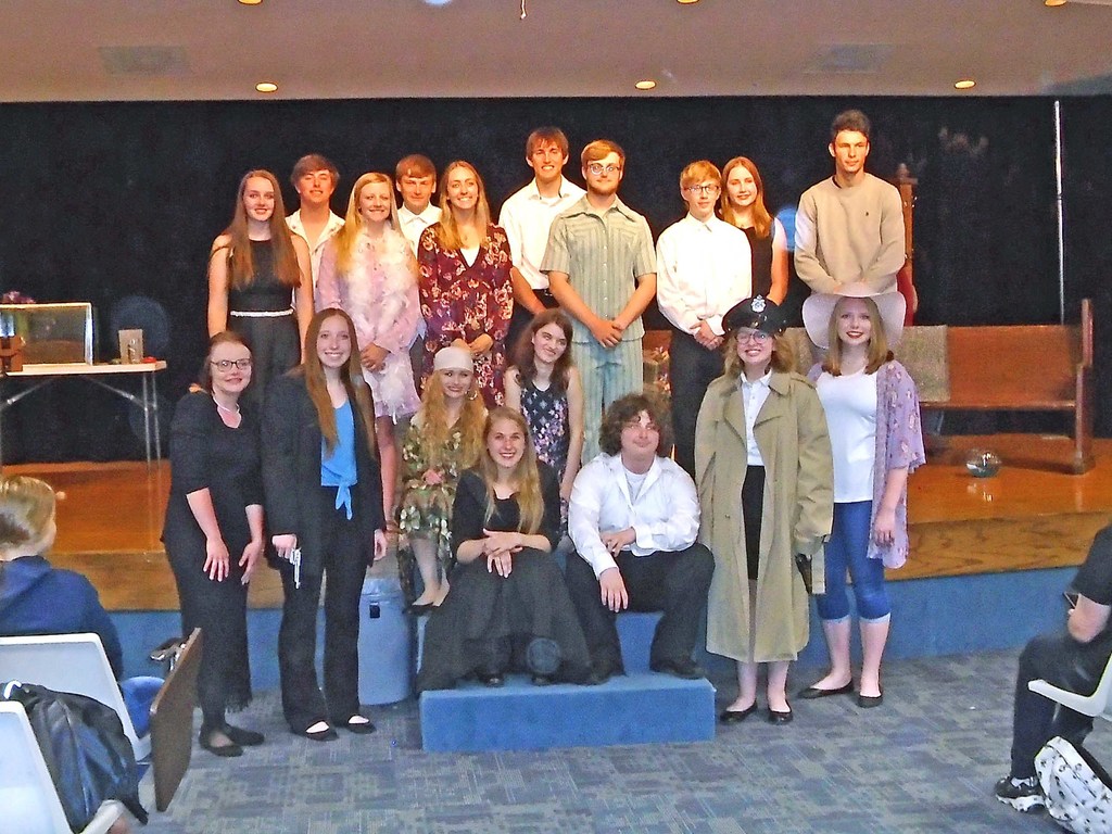 Cast and crew of the West Holt Public Schools All School Play