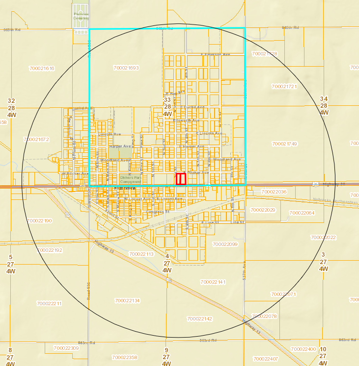 map of Plainview