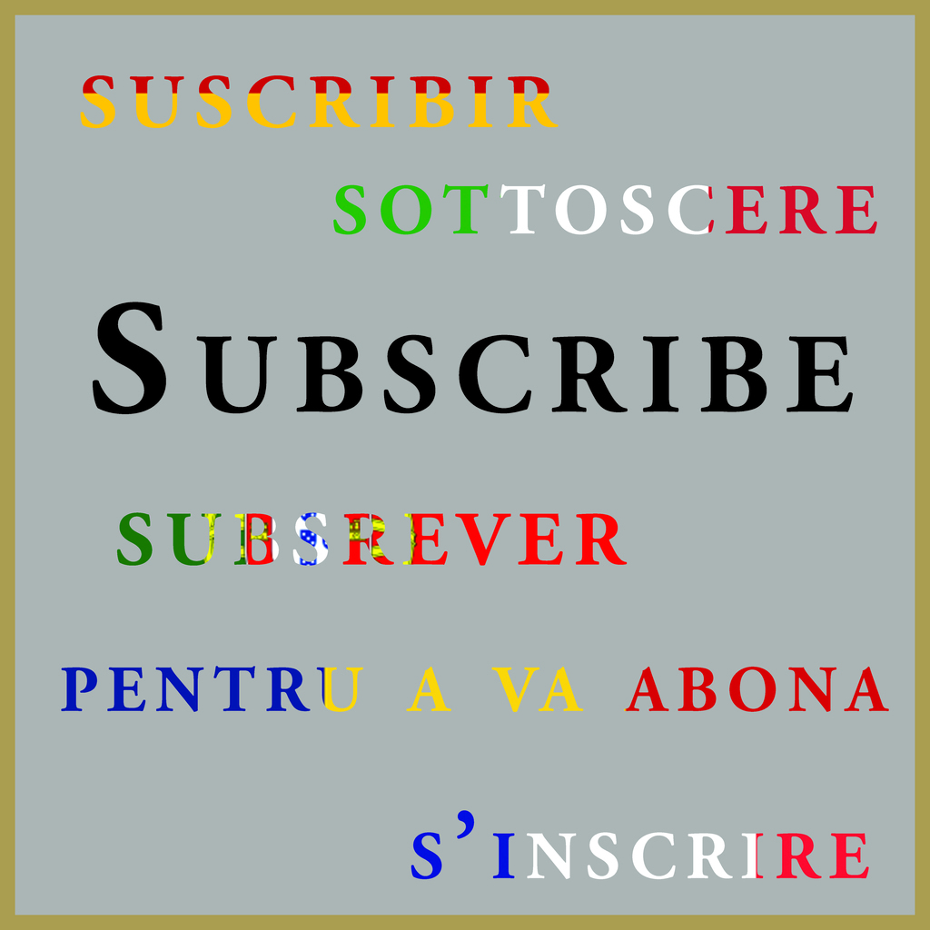 subscribe in 5 Romance languages