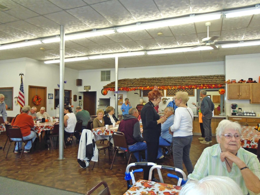 A pie and ice cream social was held at the Atkinson Senior Center.