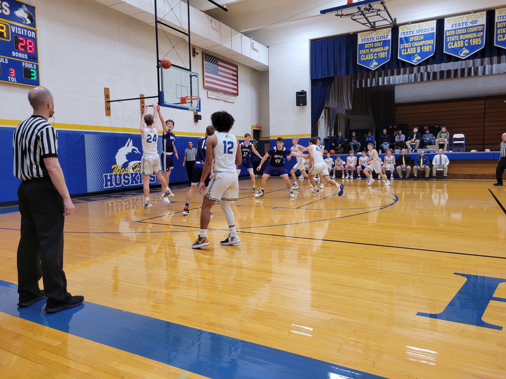 West Holt took on Burwell in basketball action.