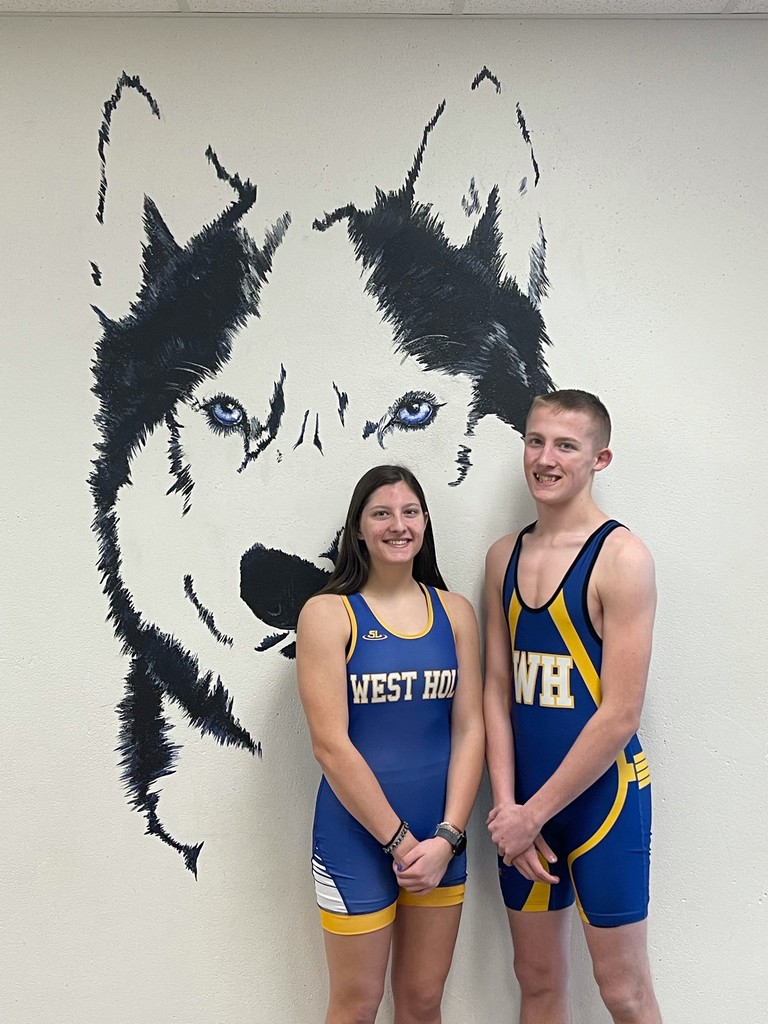 Madison Davis and her twin brother Caleb, have both qualified for the State Wrestling Meet to be held in Omaha this weekend. Photo courtesy West Holt Public Schools