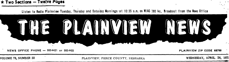 Issue from the Plainview news 1975