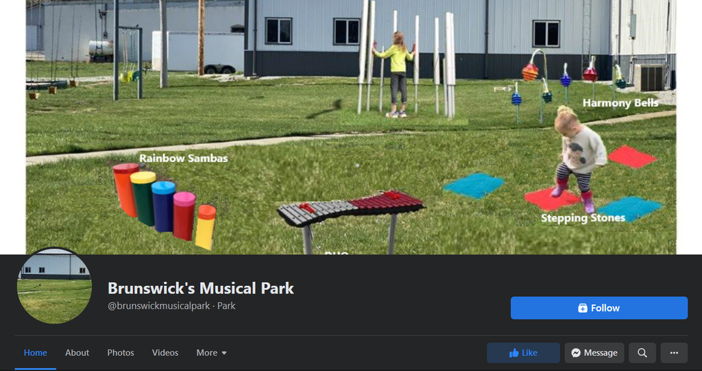 Brunswick’s Musical Park project now has its own Facebook page to follow and inform interested parties on the fundraising.