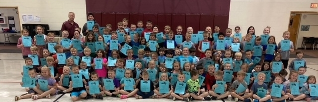 The Knox County Fair Board gave a certificate for one free wristband, for the rides at the Knox County Fair this coming  August, to each student that met the Fair Board’s Accelerated Reader reading goals. The wristband is a $25.00 value.  Pictured, with their certificates, are the Crofton Elementary students, who met the Fair Board’s reading goals. Also pictured  is Pat Lange, Knox County Fair Board Member, who handed the certificates to each student.