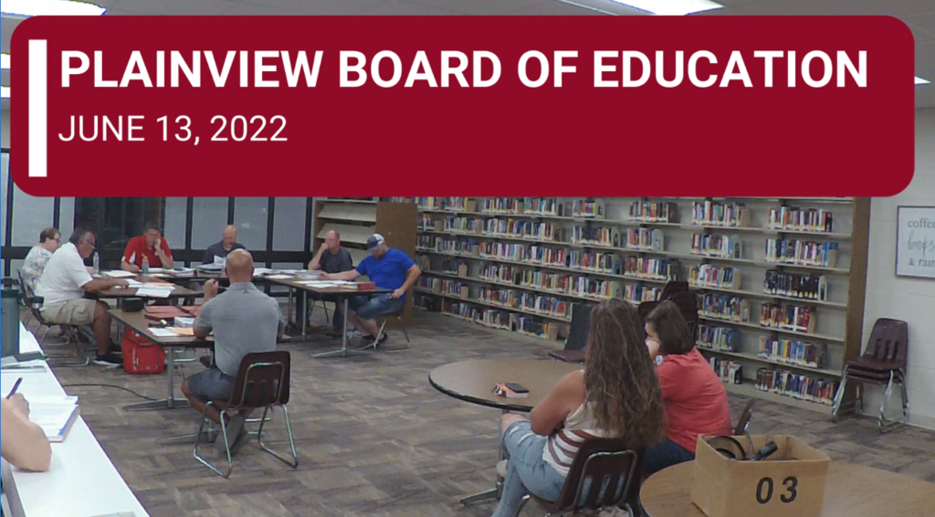 Board of Education Meeting, June 13, 2022