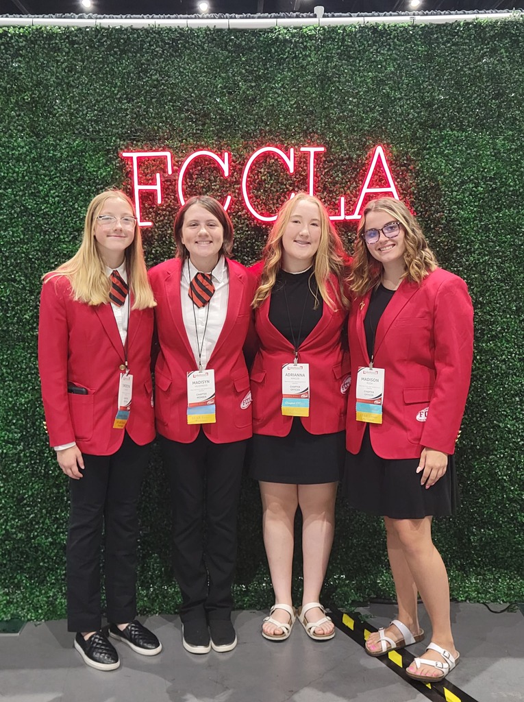 West Holt FCCLA members who competed at the National Convention.