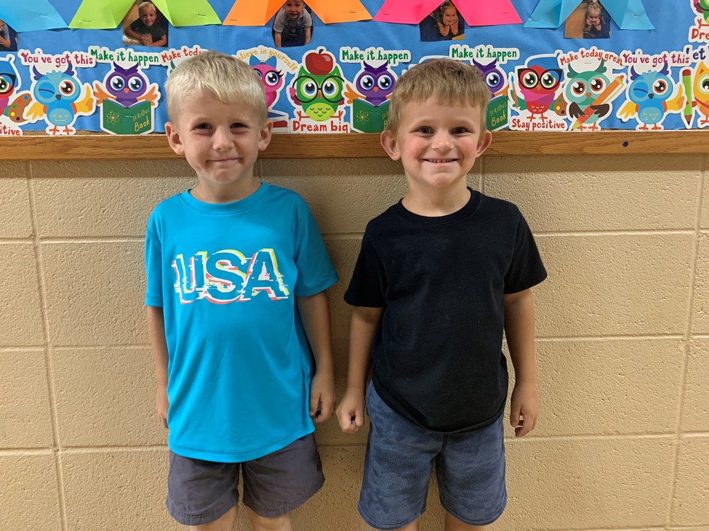 The Zion Lutheran School graduating class of 2035, starting in Kindergarten this year, of Mrs. Cindy Meyer includes, Landon Doerr and Braxtyn Prauner.