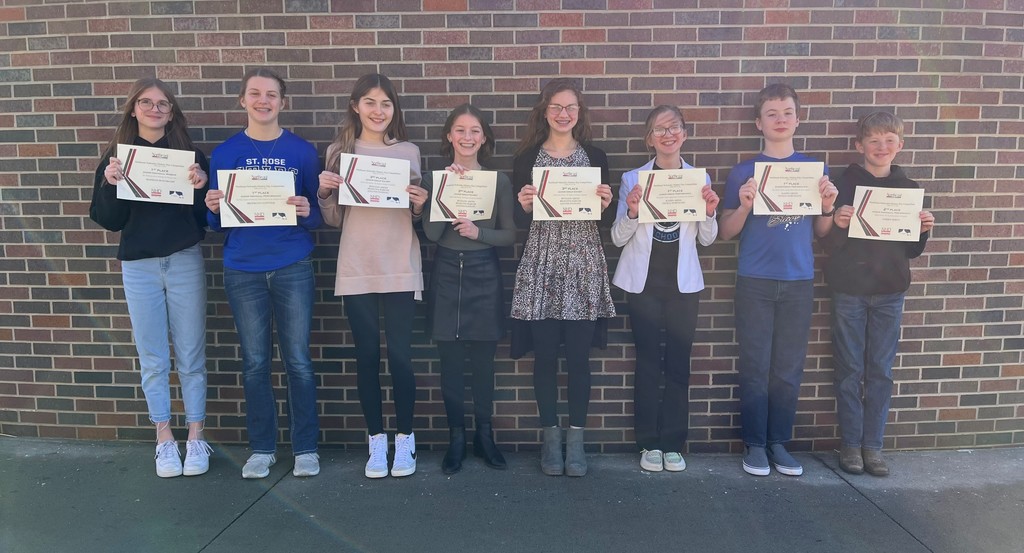 St. Rose Students to state for History contest