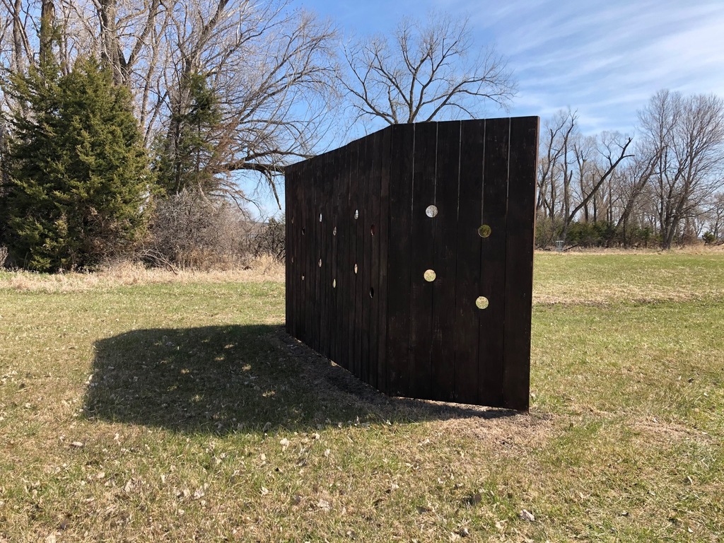 The newly constructed Watchable Wildlife Blind at Weigand State Recreation Area